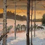 Wolves   |   oil, canvas   |   18x24
